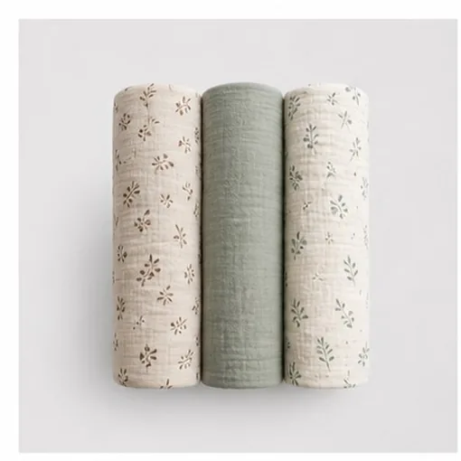 Muslin Swaddle, Pack of 3 — 6-12 m